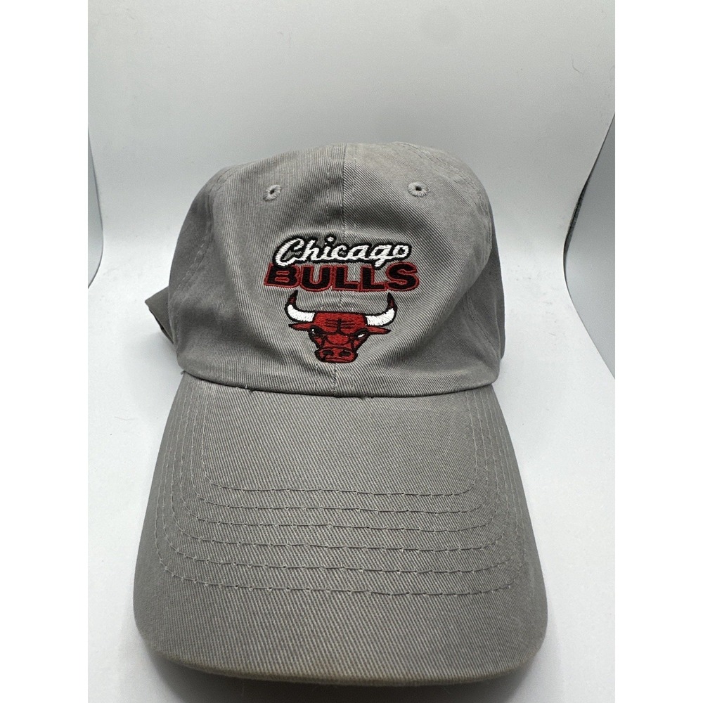 Chicago Bulls Hat Seba Adjustable Back Cap Lid Gray‎ Pepsi Embroidery Basketball